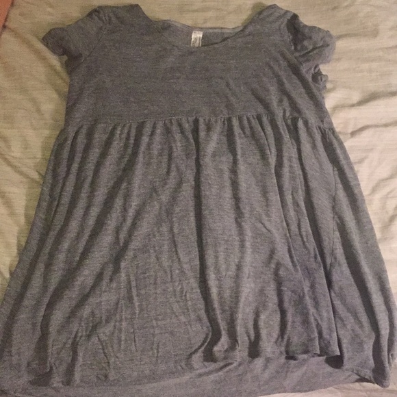American apparel gray t shirt trapeze dress XS/S - Picture 1 of 3